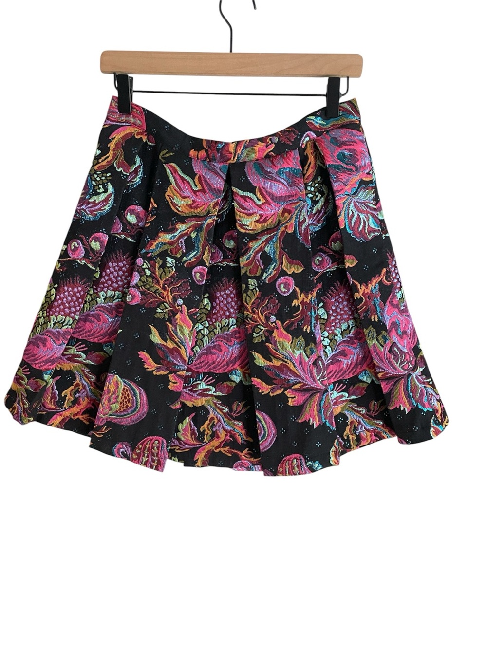 ASOS Embroidered Pleated Skirt